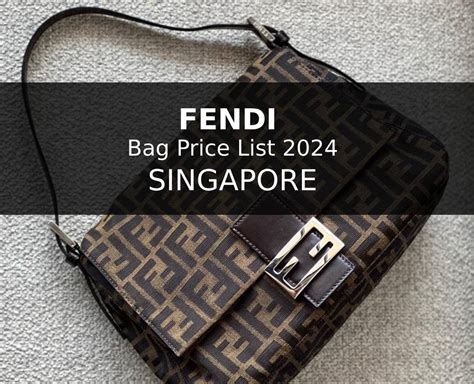fendi bag price list singapore